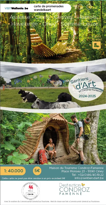 Carte Sentiers d'Art